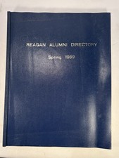RARE 1989 Reagan Appointees Alumni Directory White House Administration Ephemera picture