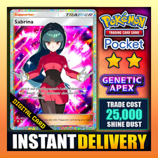 Pokemon TCG Pocket - Sabrina - Full Art 2 Star - English Card - Trading Fast ✅ picture