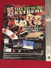 Taz Wanted Video Game 2002 Print Ad - Great To Frame picture
