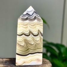 35G Beautiful Natural Chinese Polishing Limestone obelisk Stone Guohua- picture