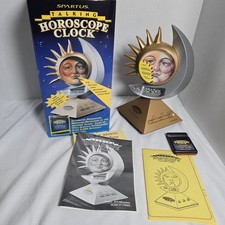 Spartus Talking Horoscope Clock Jennifer Sands Staff w/ Card NOS 179361 VTG Prop picture