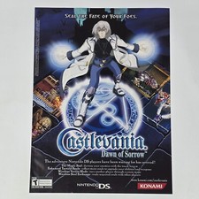 Castlevania Dawn of Sorrow Nintendo DS Fate of Your Foes Print Ad/Poster Art picture
