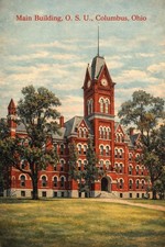 🏛️ Main Building OSU Columbus Ohio Vintage Poster - 24x36” - 200gsm Paper🗞️ picture