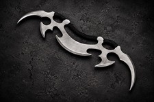 Handcrafted Klingon Bat’leth Replica – Curved Stainless Steel Fantasy Blade picture