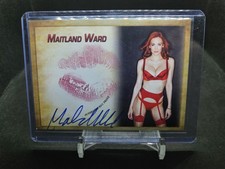 Maitland Ward Adult Film & TV Star 2025 Collectors Expo Autographed Kiss Card picture