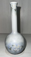 Vintage Bing & Grondahl Royal Copenhagen Gray Shadow cherry Blossom Bud Vase EUC picture