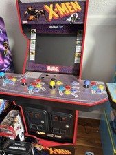 Arcade1Up Marvel X-Men 4 Player 3 Games Arcade Machine  Stool & Riser RARE 🔥 picture
