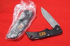 LOT 2  Gerber Bear Grylls Manual Folding Pocketknife Drop Point Black/Orange NEW picture