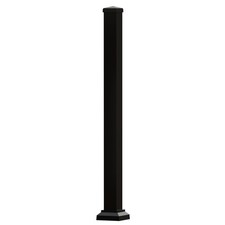 3x3x39 Aluminum Railing Post Heavy Duty 800lb Textured Black IBC Compliant picture