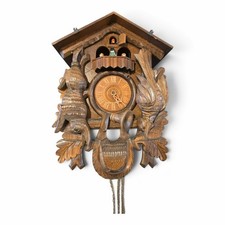Black Forest Musical Cuckoo Clock Hunter Theme Swiss Movement-READ DESCRIPTION picture