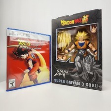 Dragon Ball Z Kakarot PS5 + Super Saiyan 3 Goku Figure Bundle - NEW picture