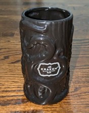 Release The Kraken Black Spiced Rum Ceramic Octopus Tiki Mug Cup Tumbler Vase  picture