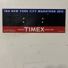 New York City Marathon 2013 Fridge Magnet Finisher Time picture
