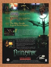 1996 Elder Scrolls Battlespire PC Original Advertisement / Retro Promo v1 picture