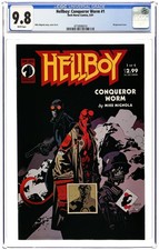 Hellboy Conqueror Worm #1 CGC 9.8 2001 4710006010 picture