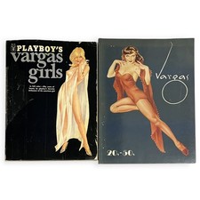 VTG Alberto Vargas Pin-Up Art Books Lot 2 Playboy Vargas Girls 1972 Taschen 1990 picture