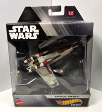 Hot Wheels Star Wars Starships Select #12 REPUBLIC GUNSHIP Starship NIB picture
