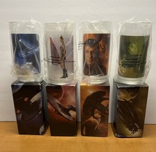 2008 Burger King STAR TREK Collectible Glasses ~ Complete Set Of 4 ~ NEW IN BOX picture