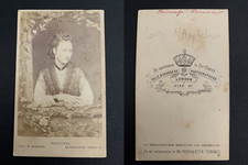 Hills, London, Louise d'England Vintage Business Card, CDV. La princ picture