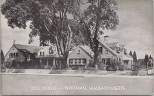 Photo PC * Whitman MA Street Scene at the Toll House Wakefield Props. 1930s picture