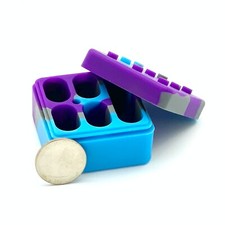 2x Pack Divided 26ml Silicone Container Lego Food-Grade Silicone *FAST SHIP* picture