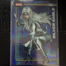 Topps Marvel 2021 Topps Chrome Silver Sable #158  /62 SSP Rare picture