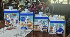 DANBURY MINT 2000 The Pillsbury Doughboy Canister Collection 4 Piece Set RARE picture