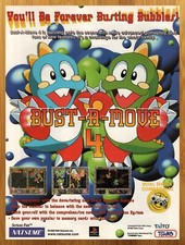 1998 Bust a Move 4 Playstation 1 PS1 Print Ad/Poster Video Game Promo Art 90s picture