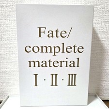 Fate Complete Material I II III Art Book Set w/ Case Japan Anime Illustration picture