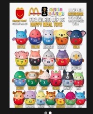 Squishmallow McDonald's World Cup Set Of 23. Full Collection.  picture