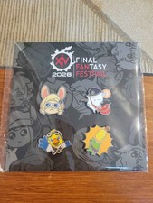 FFXIV Final Fantasy XIV Fan Festival 2026 Companion Enamel Pin Set picture