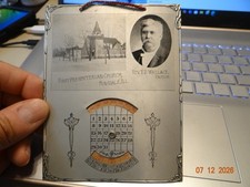 Hinsdale Illinois First Presbyterian Church Perpetual Calendar Rev TD Wallace picture