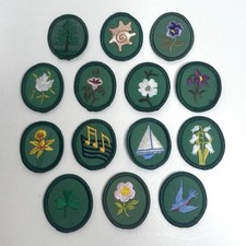 Lot of 14 Girl Scouts Patches / Scout Merit Badges - Unused picture