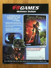 Spellforce the Order of Dawn PC 2004 Print Ad/Poster Official EB GAMES Promo Art picture