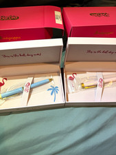 Montegrappa Barbie The Movie Pen Set Presentation Box Barbie & Ken Gold Plated picture