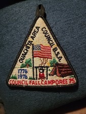 Vintage 1976 Ouachita Area Council Fall Camporee 75 Boy Scout Patch BSA picture