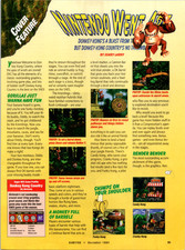 Nintendo Donkey Kong Country GamePro Magazine Article SNES 1994 Full Color picture