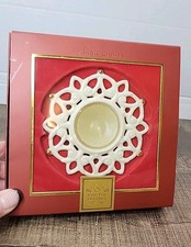 Beautiful LENOX For the Holidays Snow Lights Shine Tealight Holder New in Box picture
