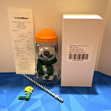 Starbucks Peanuts Snoopy Glass Cold Cup NIB Authentic 2026 Fall Limited Edition picture