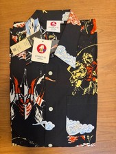 STRICT-G JAPAN Gundam Long Sleeve Shirt Black Kyoto Print Unused New picture