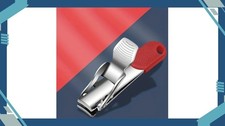 Victorinox Swiss Made Red Nail Clipper With Lanyard Hole - Stainless Steel.. picture