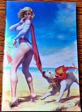 GNORTS ILLUSTRATED SWIMSUIT EDITION #1 (NYCC 2023 ⭐FOIL⭐ TIAGO DA SILVA VARIANT) picture