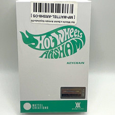 Mattel Creations Hot Wheels Legends Archive Daniel Arsham Keychain White/Green picture