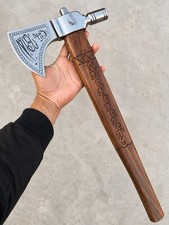The Patriot Tomahawk 19” Mel Gibson Inspired Axe 5160 Steel Rosewood Handle picture
