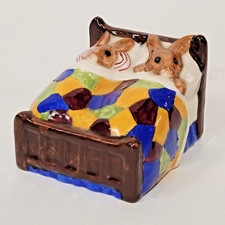 Vintage 1975 Royal Doulton Bunnykins Sleepytime Figurine DB15 Porcelain picture