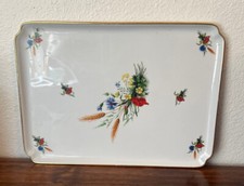 Vintage Chamart LIMOGES France Porcelain Vanity Dressing Table Tray, 11.5