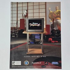 Virtua Fighter 4 PlayStation 2 PS2 Sega Class Begins Print Ad/Poster Promo Art picture