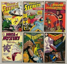 DC Silver Horror/Mystery lot of 6 House Mystery/Secrets/Unexpected (1313) picture