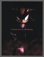 Shadow The Hedgehog 2005 Playstation 2 PS2 Xbox GameCube Art Print Glossy Poster picture