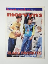Mervyn's California Class Favorites School Circular 40 Pages Vintage Catalog Y2K picture